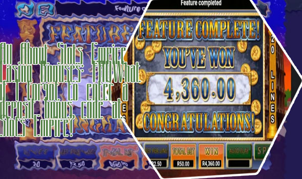 Slots empire free spins no deposit